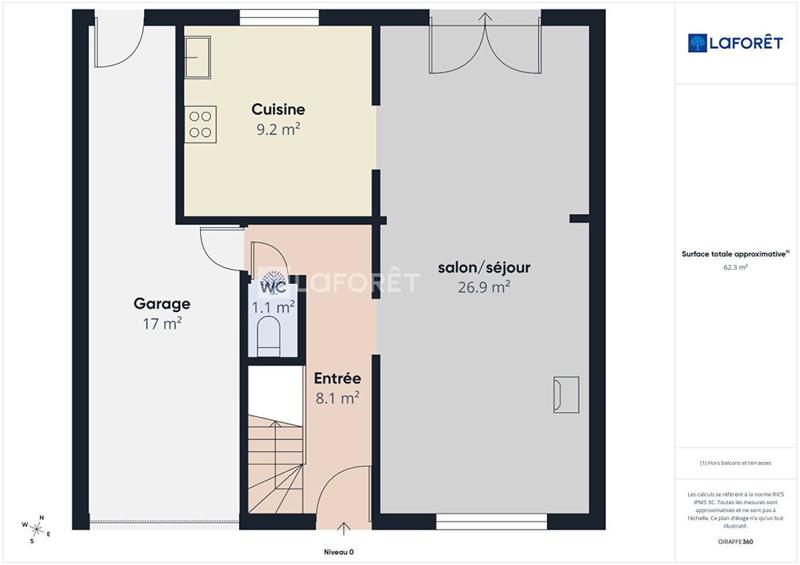 Maison - 92 m² - 6 pièces