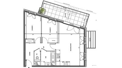 Appartement - 60 m² - 3 pièces