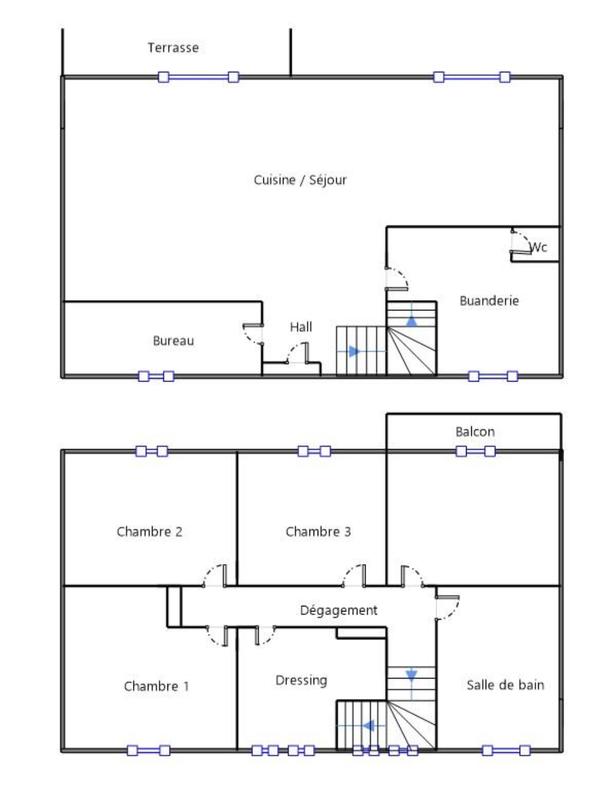 Maison - 135 m² - 6 pièces