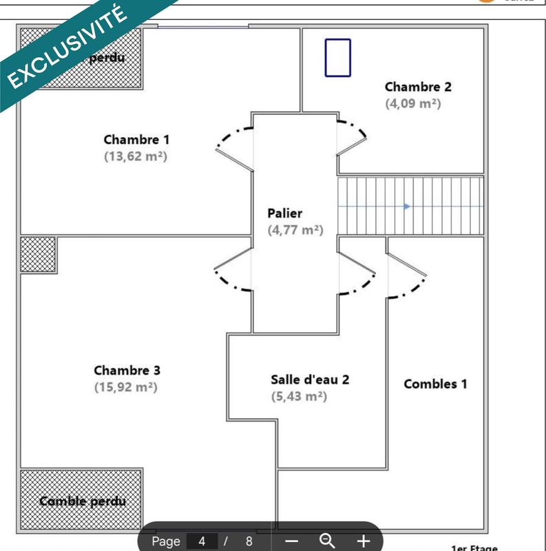 Maison - 120 m² - 6 pièces