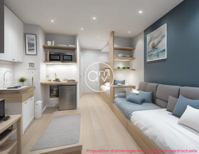 Appartement - 32 m² - 2 pièces