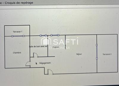 Appartement - 42 m² - 2 pièces