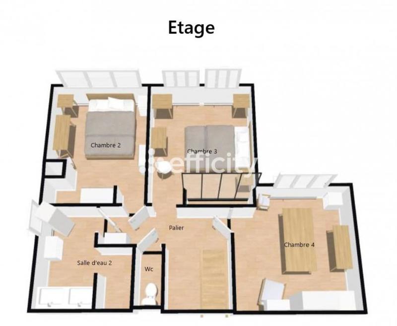 Maison - 121 m² - 6 pièces