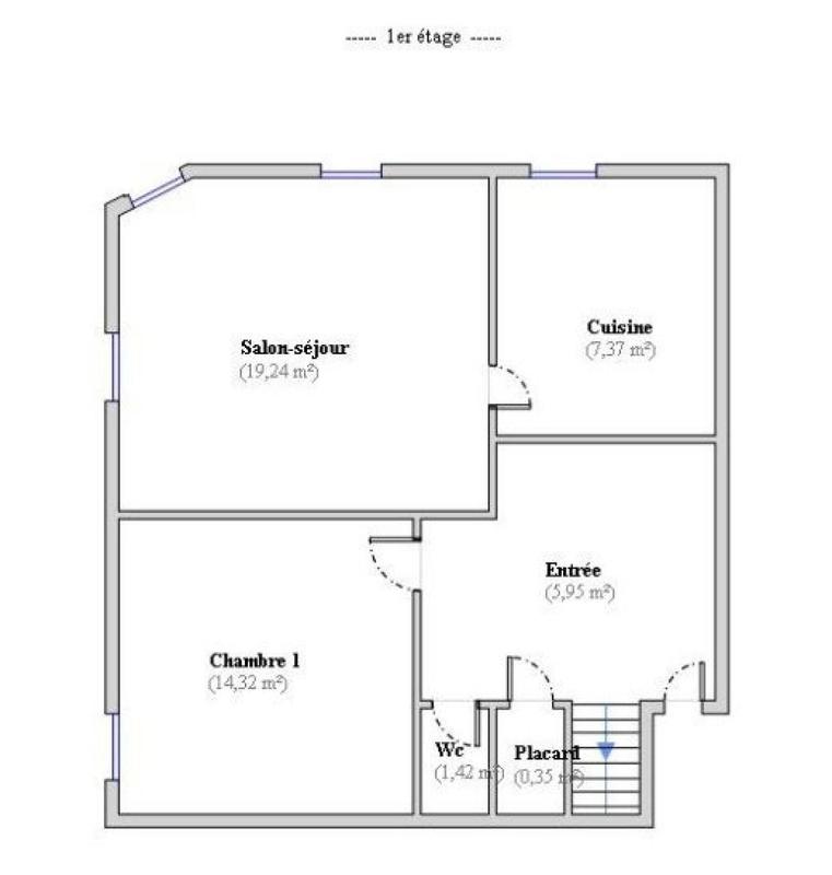 Appartement - 80 m² - 4 pièces