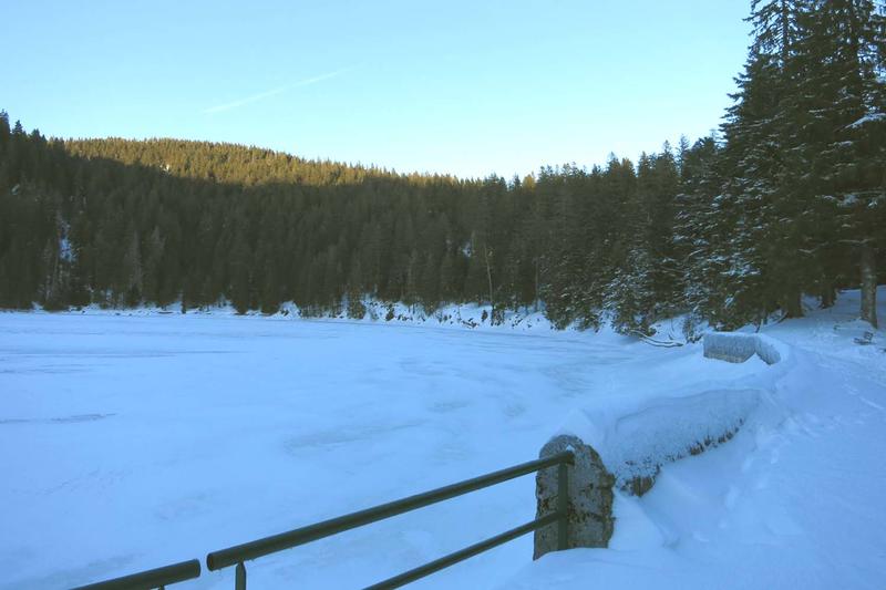 Club Vosgien : Randonnée raquettes du Wettstein au lac du Forlet