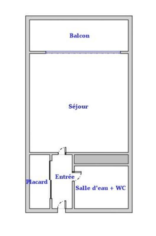 Studio - 25 m² - 1 pièce