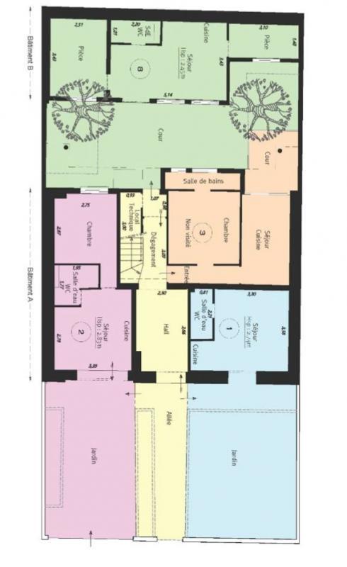 Immeuble - 250 m² - 15 pièces