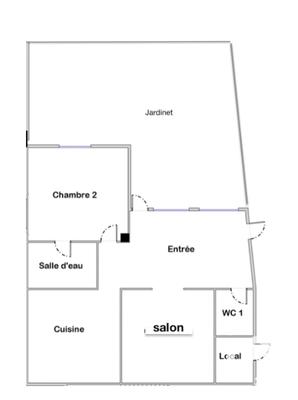 Maison - 54 m² - 2 pièces