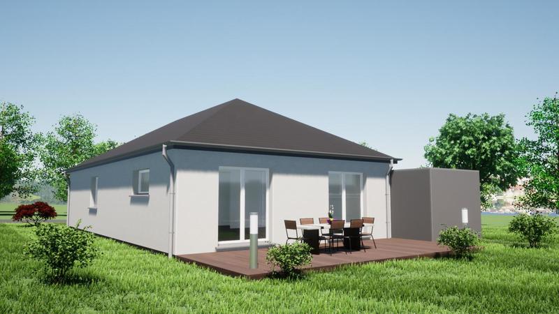 Maison - 90 m² - 5 pièces