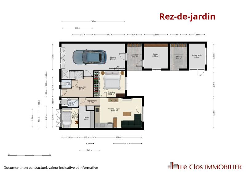 Maison - 172 m² - 9 pièces
