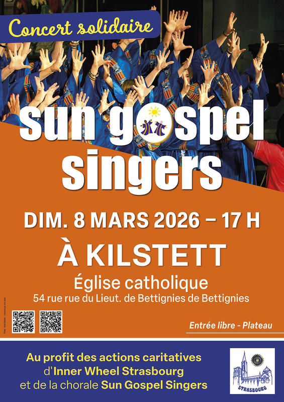 Concert des Sun Gospel Singers à Kilstett