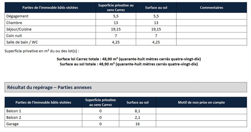 Appartement - 48 m² - 3 pièces