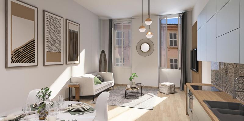 Appartement - 56 m² - 3 pièces