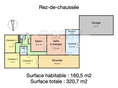 Maison - 157 m² - 6 pièces