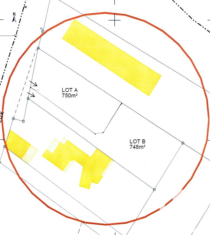 Terrain - 750 m²