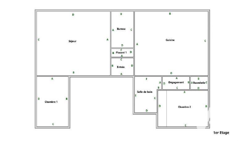 Appartement - 86 m² - 3 pièces