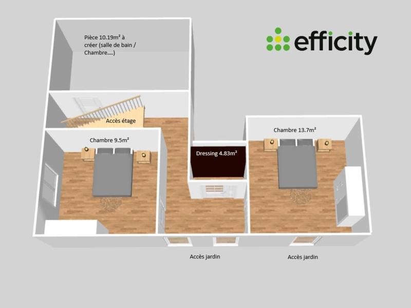 Maison - 120 m² - 6 pièces