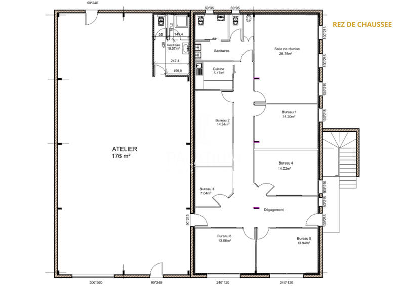 Local commercial - 540 m²