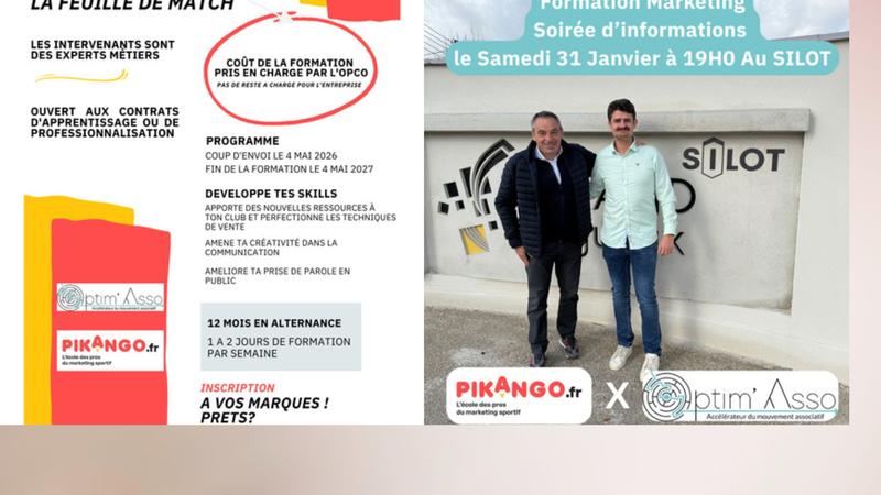 Formation Chargé(e) de Promotion et Marketing Sportif" (niveau 5 Rncp) au Sîlot !