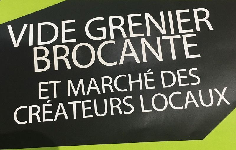 Vide grenier brocante et marché de créateurs locaux
