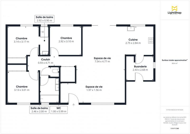 Maison - 106 m² - 4 pièces