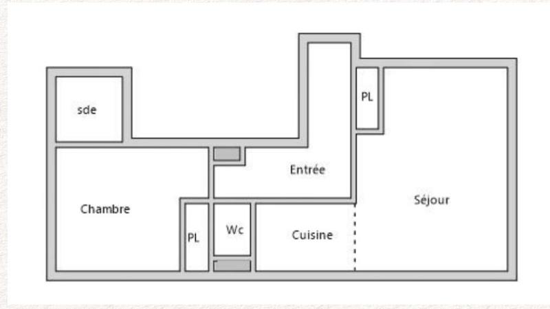 Appartement - 50 m² - 2 pièces