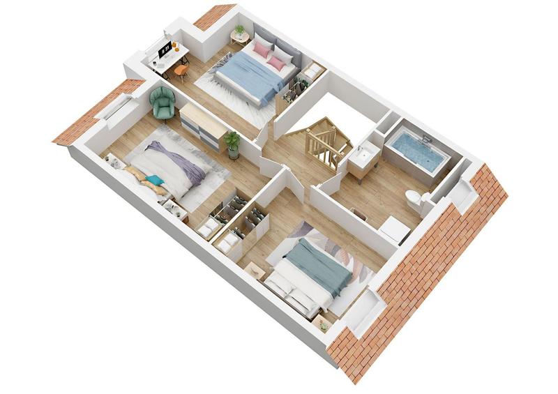 Maison - 80 m² - 4 pièces