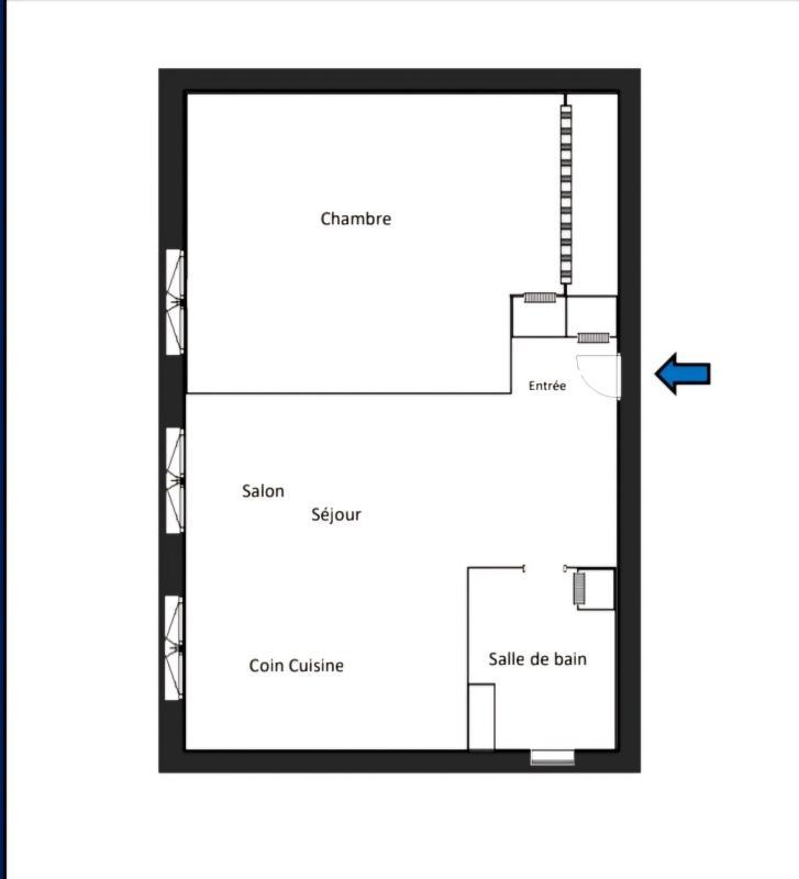 Appartement - 47 m² - 2 pièces