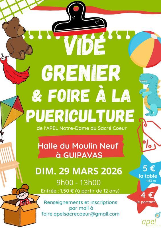 Vide-grenier - foire à la puériculture