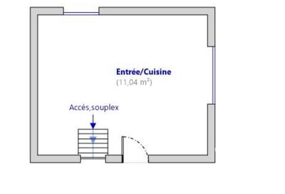Appartement - 21 m² - 2 pièces