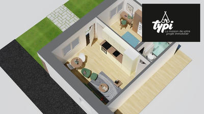 Appartement - 33 m² - 2 pièces