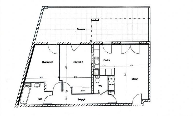 Appartement - 65 m² - 3 pièces