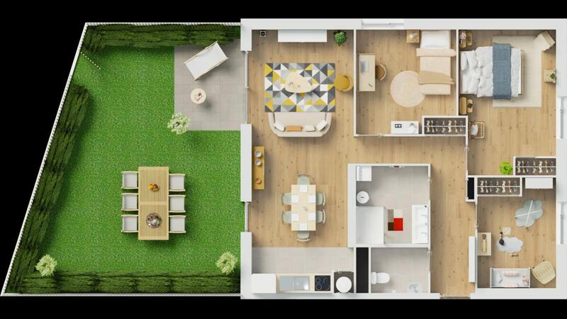 Appartement - 42 m² - 2 pièces