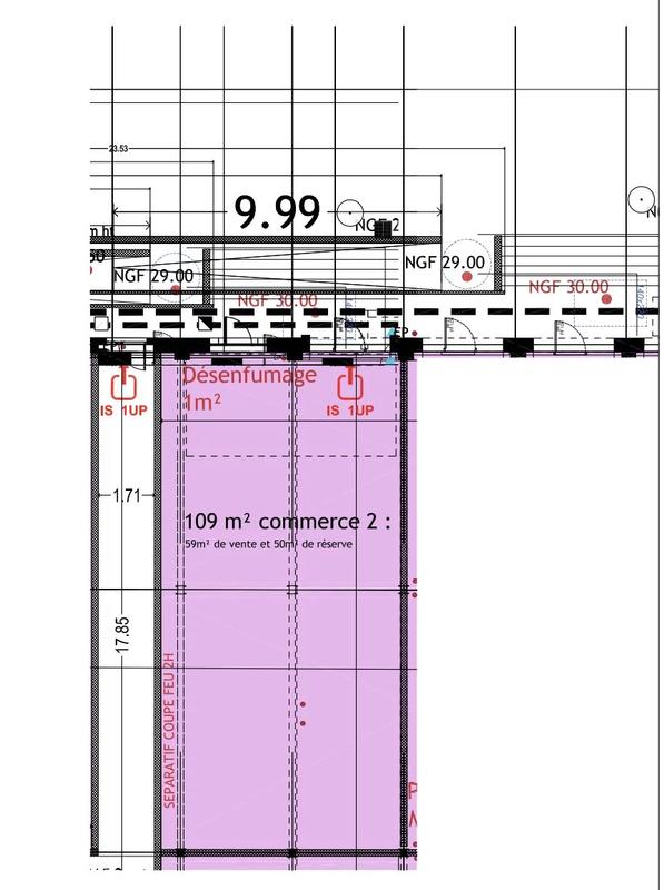 Local commercial - 109 m²