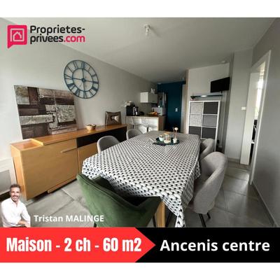 Maison - 60 m² - 4 pièces