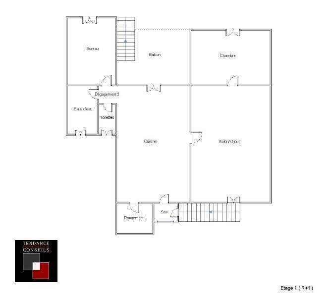 Maison - 80 m² - 4 pièces