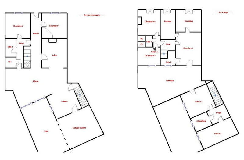Maison - 225 m² - 8 pièces