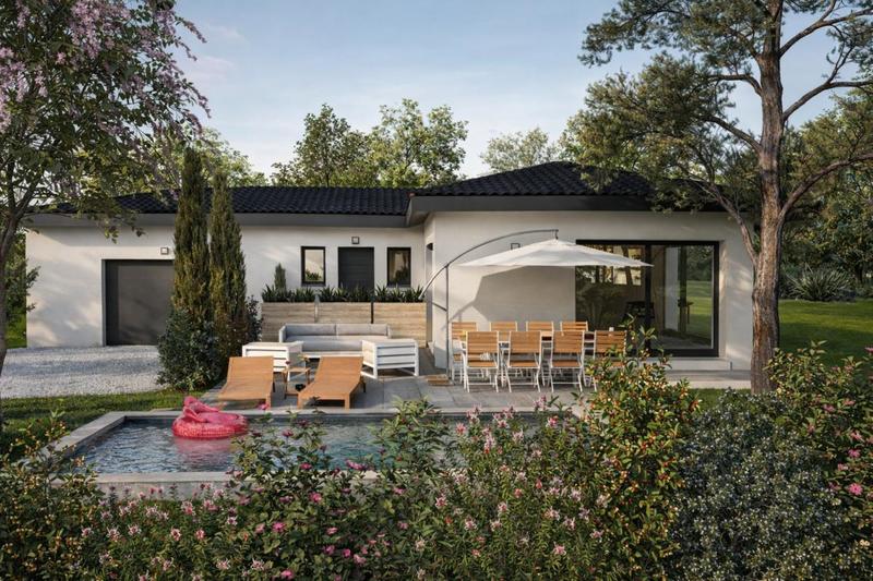 Terrain constructible - 900 m²