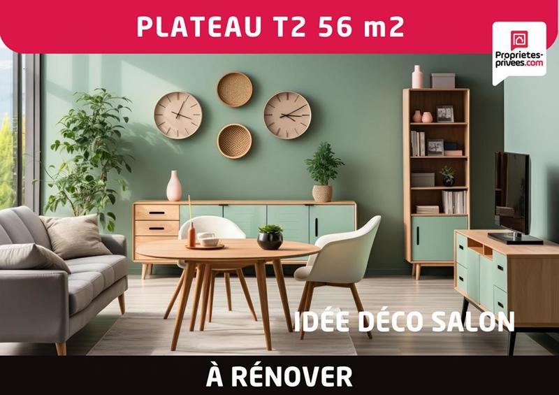 Appartement - 56 m² - 2 pièces