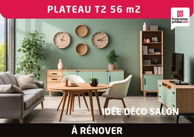 Appartement - 56 m² - 2 pièces