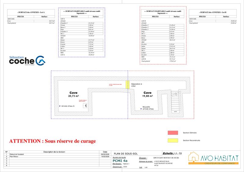Maison - 96 m² - 4 pièces