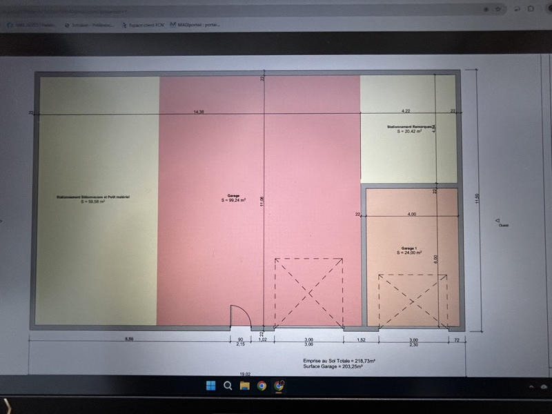 Local d'activités - 204 m² - 2 pièces