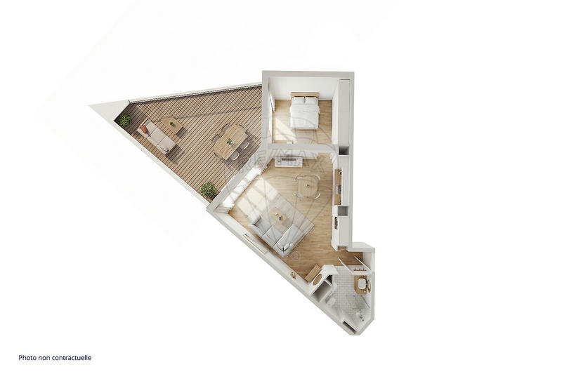 Appartement - 63 m² - 2 pièces