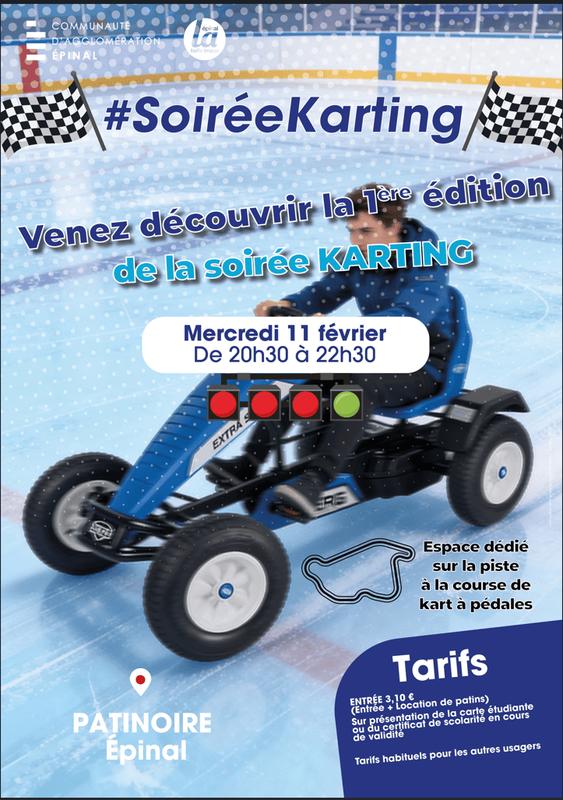 Soirée étudiante de karting