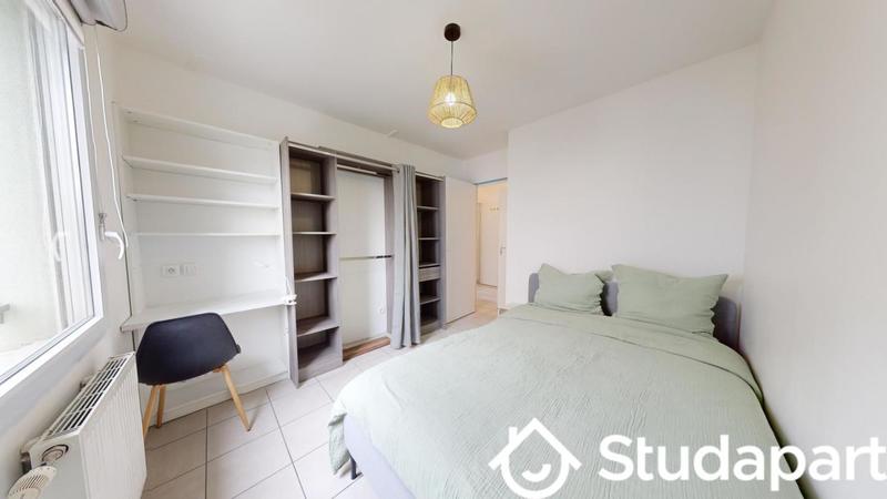 Chambre - 9 m² - 1 pièce