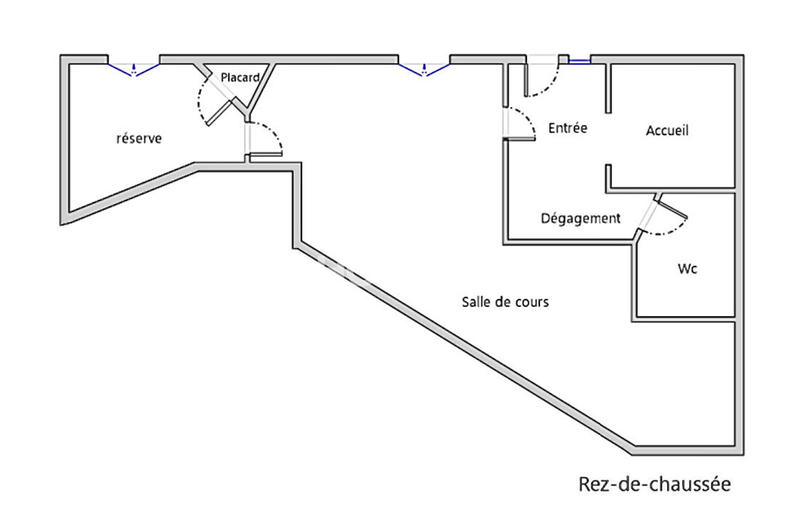 Local d'activité / Entrepôt - 54 m² - 2 pièces