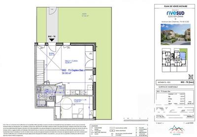 Duplex - 104 m² - 5 pièces