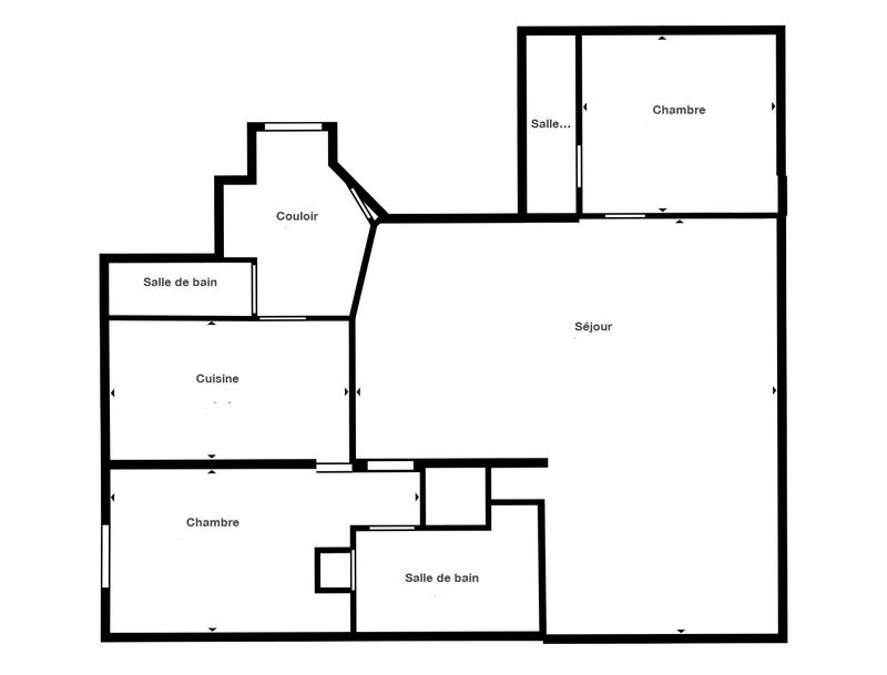 Appartement - 86 m² - 3 pièces
