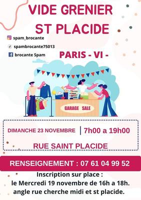 Vide grenier saint placide