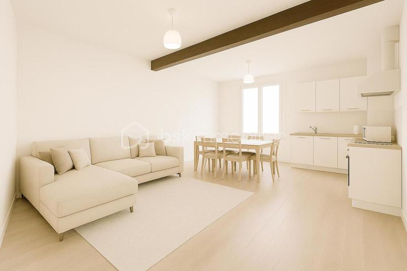 Maison de ville - 78 m² - 3 pièces